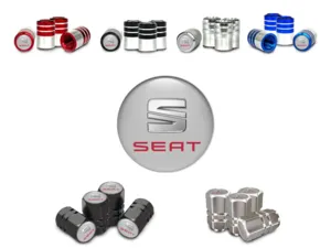Seat Copri valvole Bici Acciaio Inox